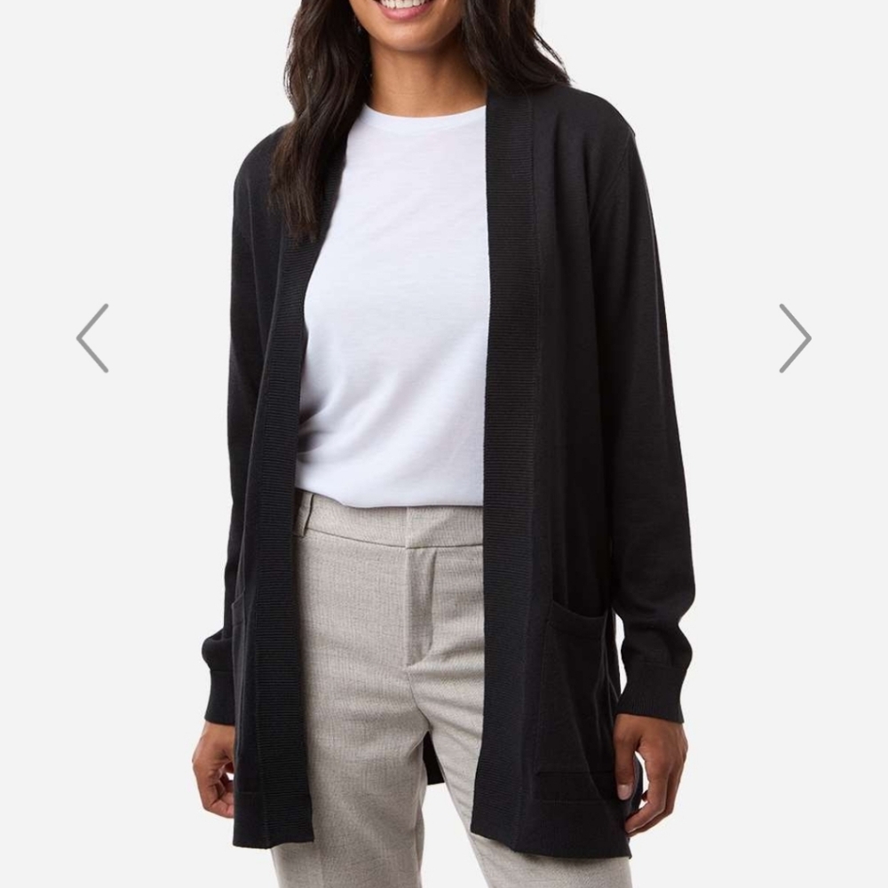NWT Womens Devon & Jones New Classics Open Cardigan Sweater - XL